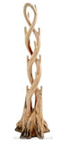 Double Natural Free Form Coat Rack