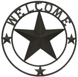 Star Welcome Sign - LOREC Ranch Home Furnishings