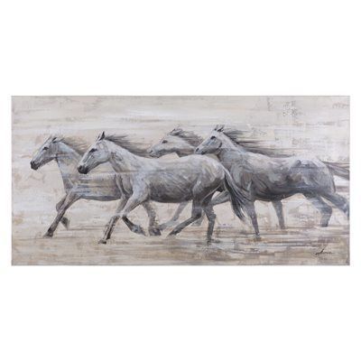 Horses In The Wind Painting