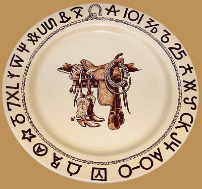 True West Dinner Plate - LOREC Ranch Home Furnishings