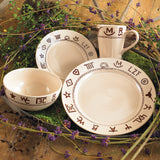16 Piece Place Setting Branded Dinnerware - LOREC Ranch Home Furnishings