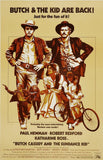 Butch Cassidy and the Sundance Kid (1969) Movie Poster Print w/Wooden Frame & Glass
