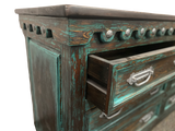 La Quinta Turquoise Dresser - LOREC Ranch Home Furnishings
