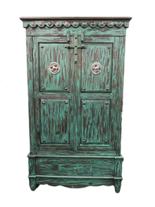 La Quinta Turquoise Armoire