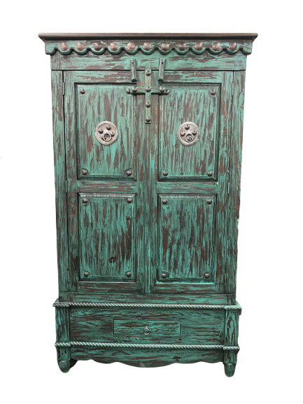 La Quinta Turquoise Armoire