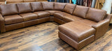 RIQUE STYLE TAN SECTIONAL - LOREC Ranch Home Furnishings