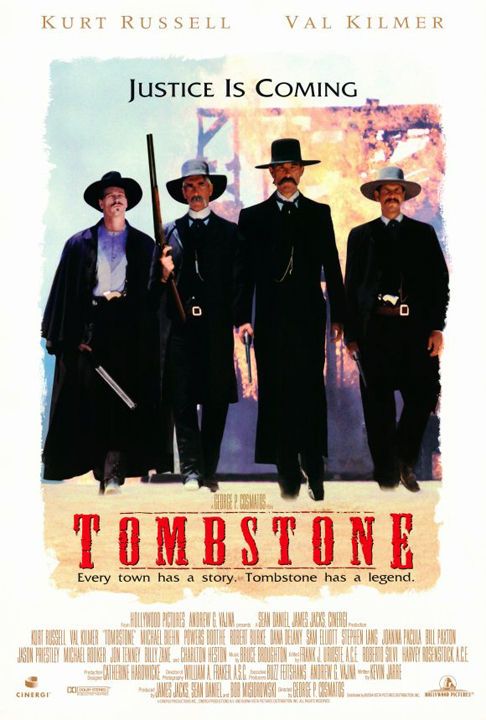 Tombstone (1993) Movie Poster Print w/Wooden Frame & Glass