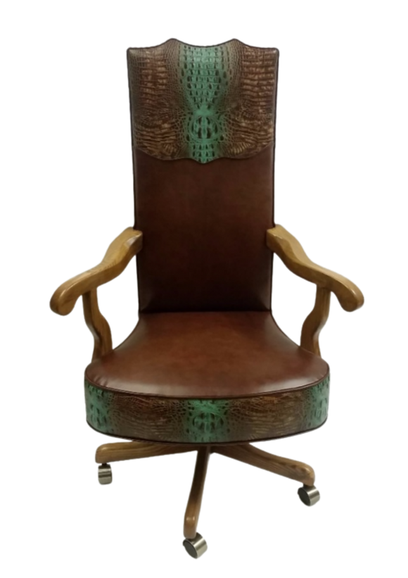 Spine Turquoise Office Chair